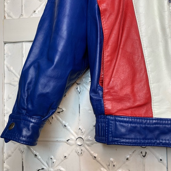 Vintage leather moto jacket - Picture 3 of 16